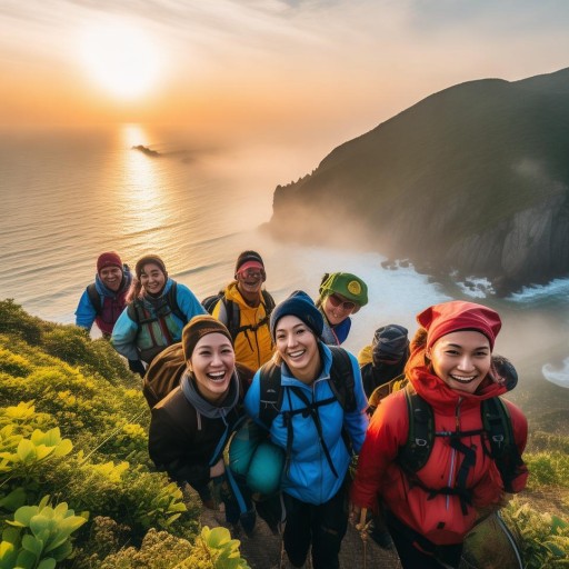 青島爬山組隊探險，山海間的奇妙冒險之旅