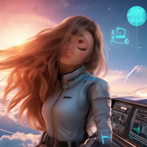 美女飛行員帶你探索天空，虛擬飛行游戲下載