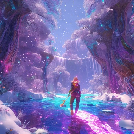 探索夢(mèng)幻世界，落雪動(dòng)畫虛擬游戲的奇妙之旅