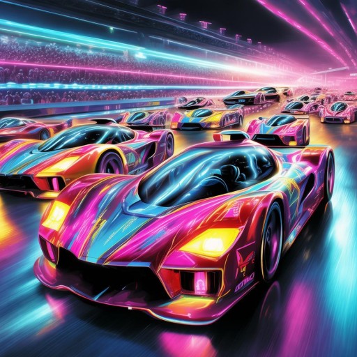 速度與策略，賽車比賽組隊游戲的激情碰撞