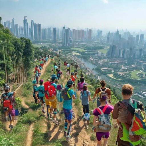 珠海登山組隊(duì)游戲，探索自然，挑戰(zhàn)自我