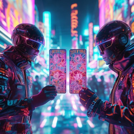 虛擬朋克世界，探索未來卡牌對決的無限可能