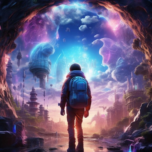 探索虛擬世界的奇幻之旅，視頻背景素材的無限可能