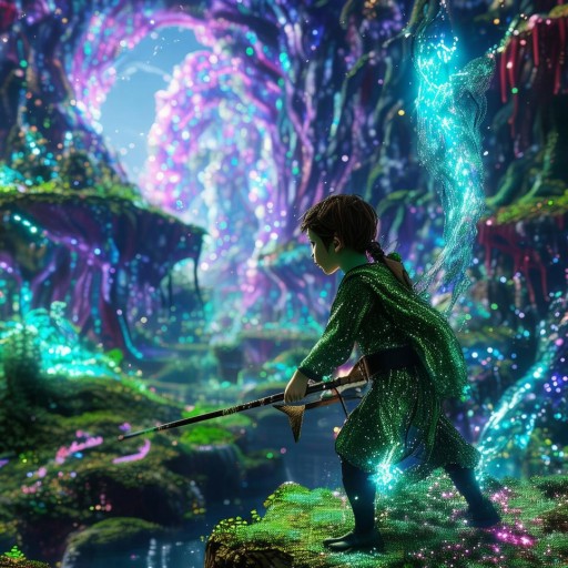 探索未知世界的奇幻之旅，精靈虛擬游戲小說
