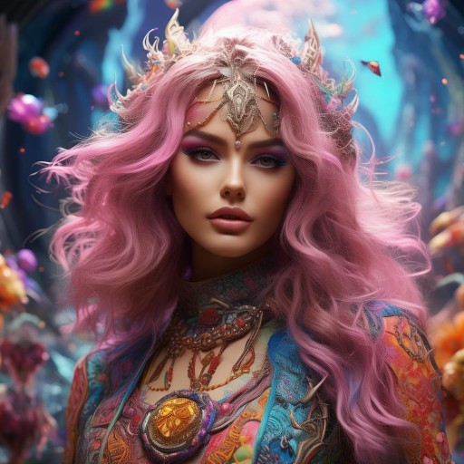 美女化身虛擬游戲人物，探索虛實交融的奇妙世界