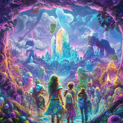 水晶哥組隊探索奇幻世界之旅