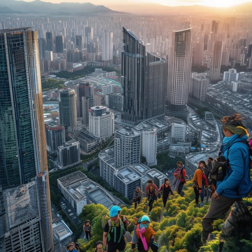 成都城市之巔，組隊爬山探險之旅