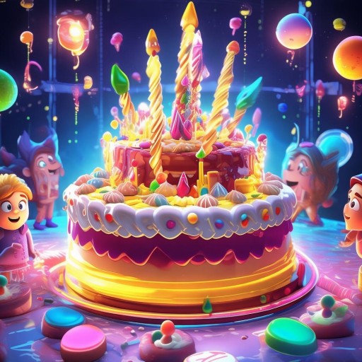 個性化虛擬生日蛋糕游戲，共享甜蜜慶典時光
