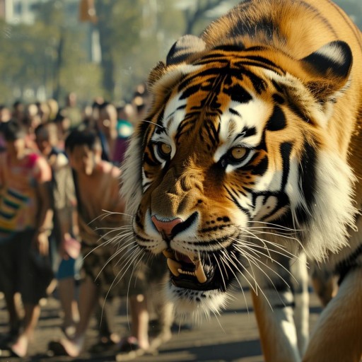 杭州動物園老虎吃人視頻曝光，你敢看嗎？真相令人震驚