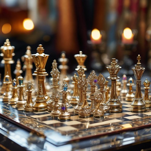 智慧與策略的優(yōu)雅碰撞，高端象棋帶棋盤游戲