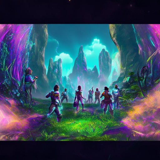探索未知世界的奇幻之旅，虛擬游戲蓋亞漫畫