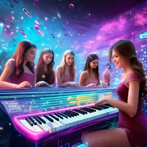 專為女生打造的虛擬鋼琴音樂游戲盛宴，讓音樂夢想觸手可及