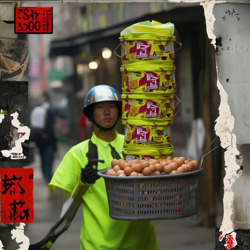 滬騎手代購6桶泡面20個雞蛋竟要900元？這背后隱藏了什么秘密？
