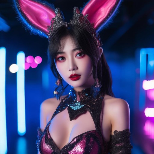李穎芝兔女郎造型驚艷，你敢挑戰(zhàn)她的時(shí)尚魅力嗎？