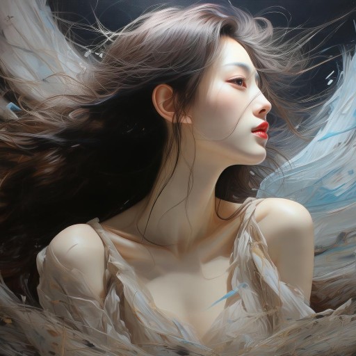 柳菁菁人體藝術(shù)圖片：你敢直面藝術(shù)的震撼嗎？她的美能否觸動你的靈魂？