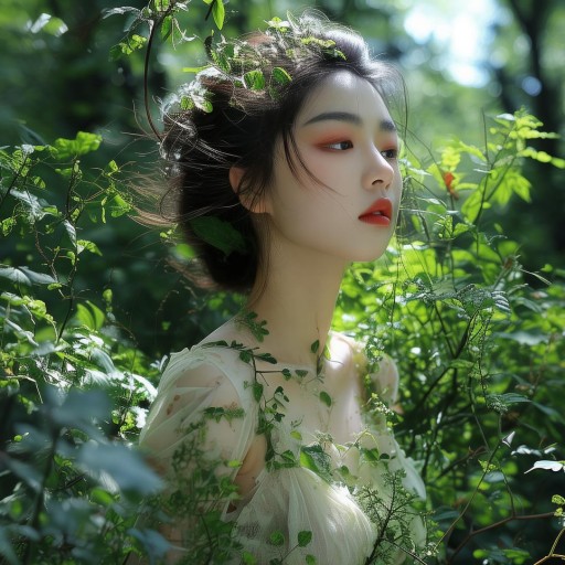 柳菁菁人體藝術(shù)圖片，你敢直視她的美嗎？她如何詮釋藝術(shù)與自然的完美融合？