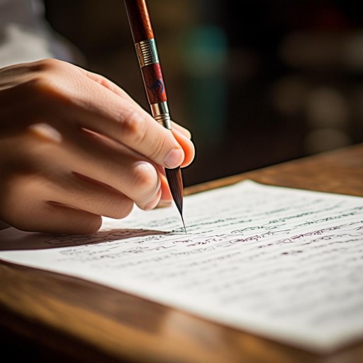 毛筆夾持技巧：如何確保書寫時(shí)不掉落？你掌握了嗎？
